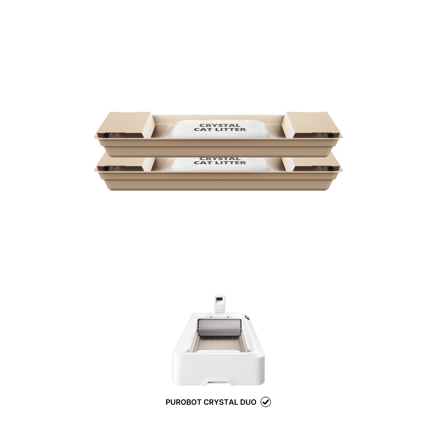 Primegoodss Crystal Litter Set - 2 Packs