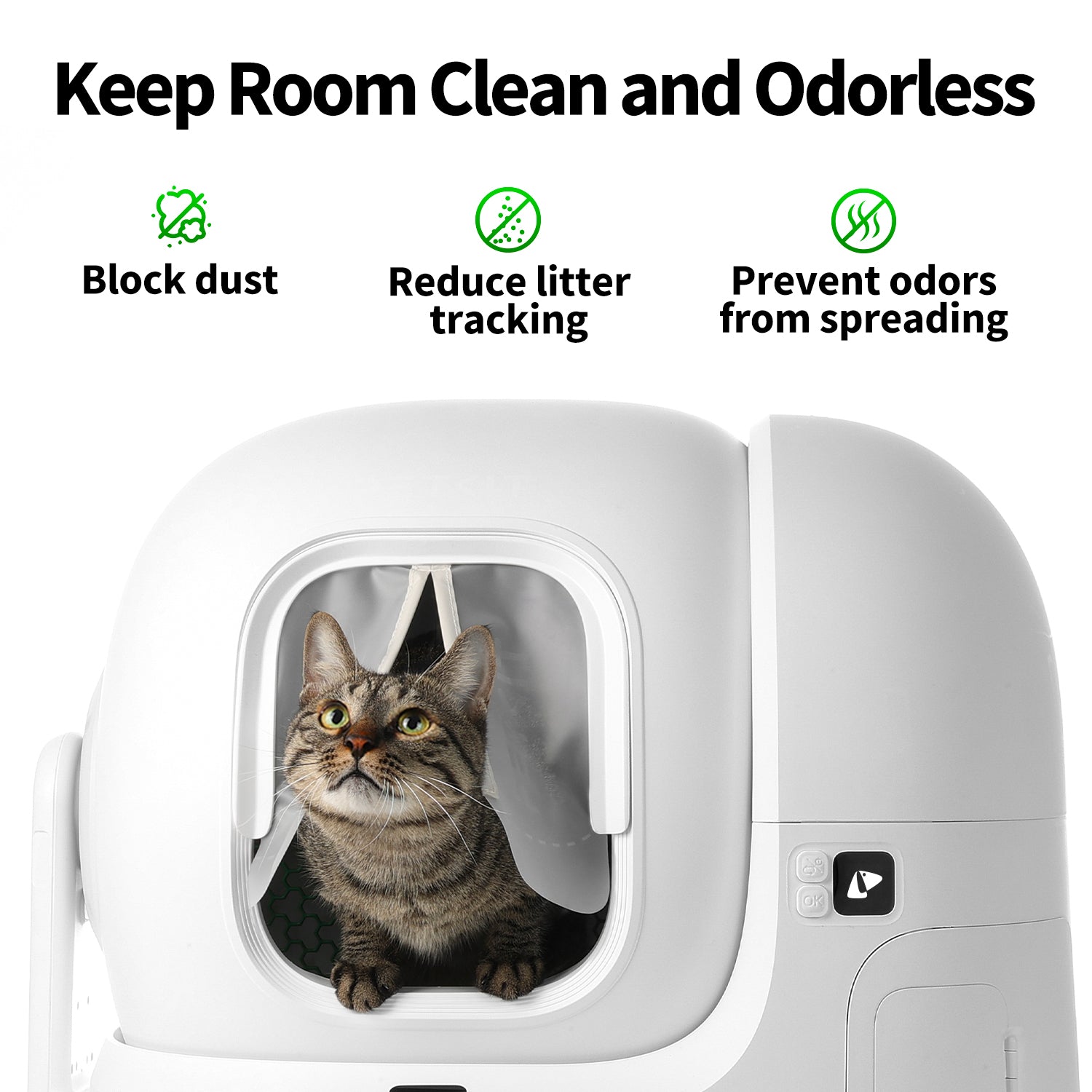 Dustproof Curtain accessory for Primegoodss litter box