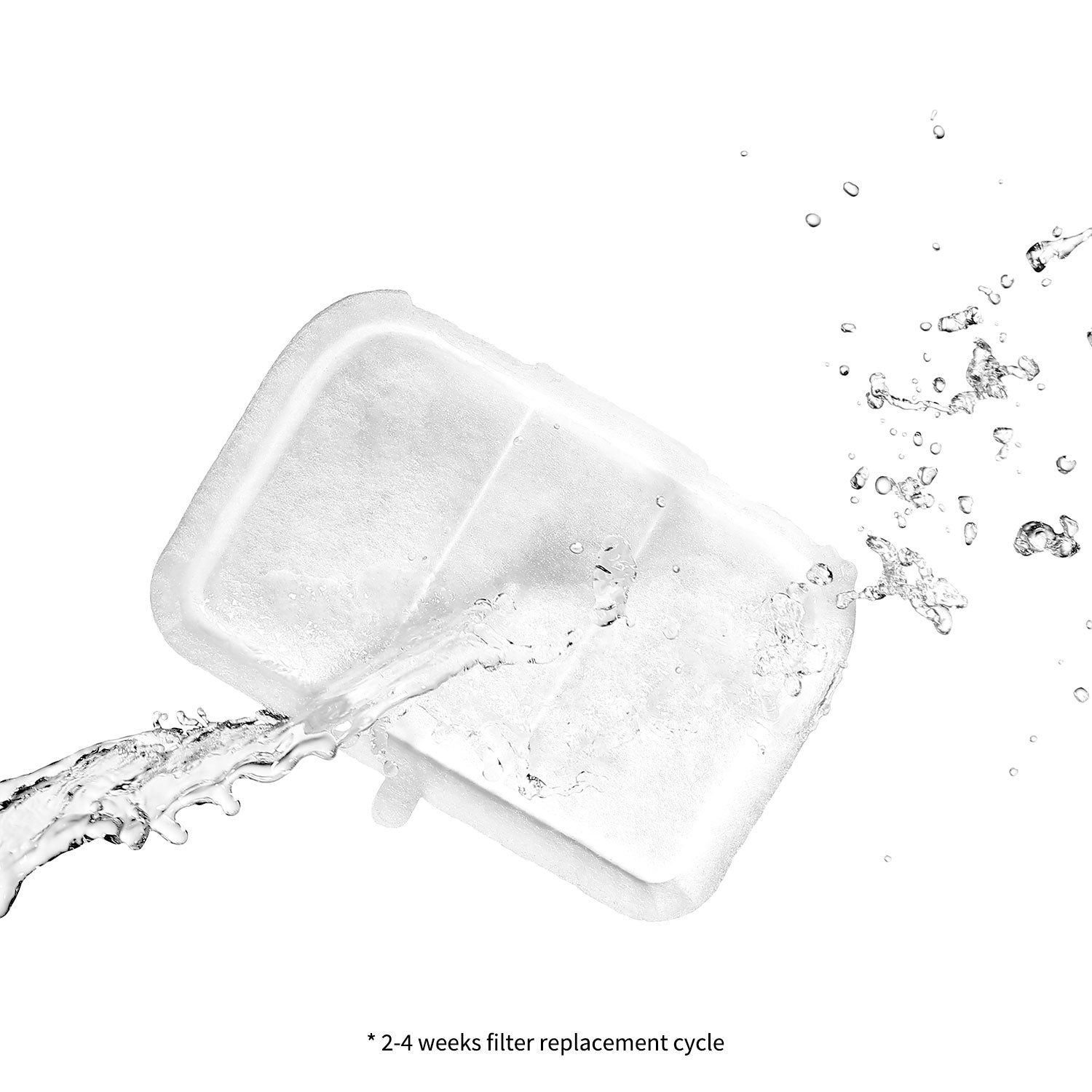 Primegoodss Filter Unit RECT for pet water fountain