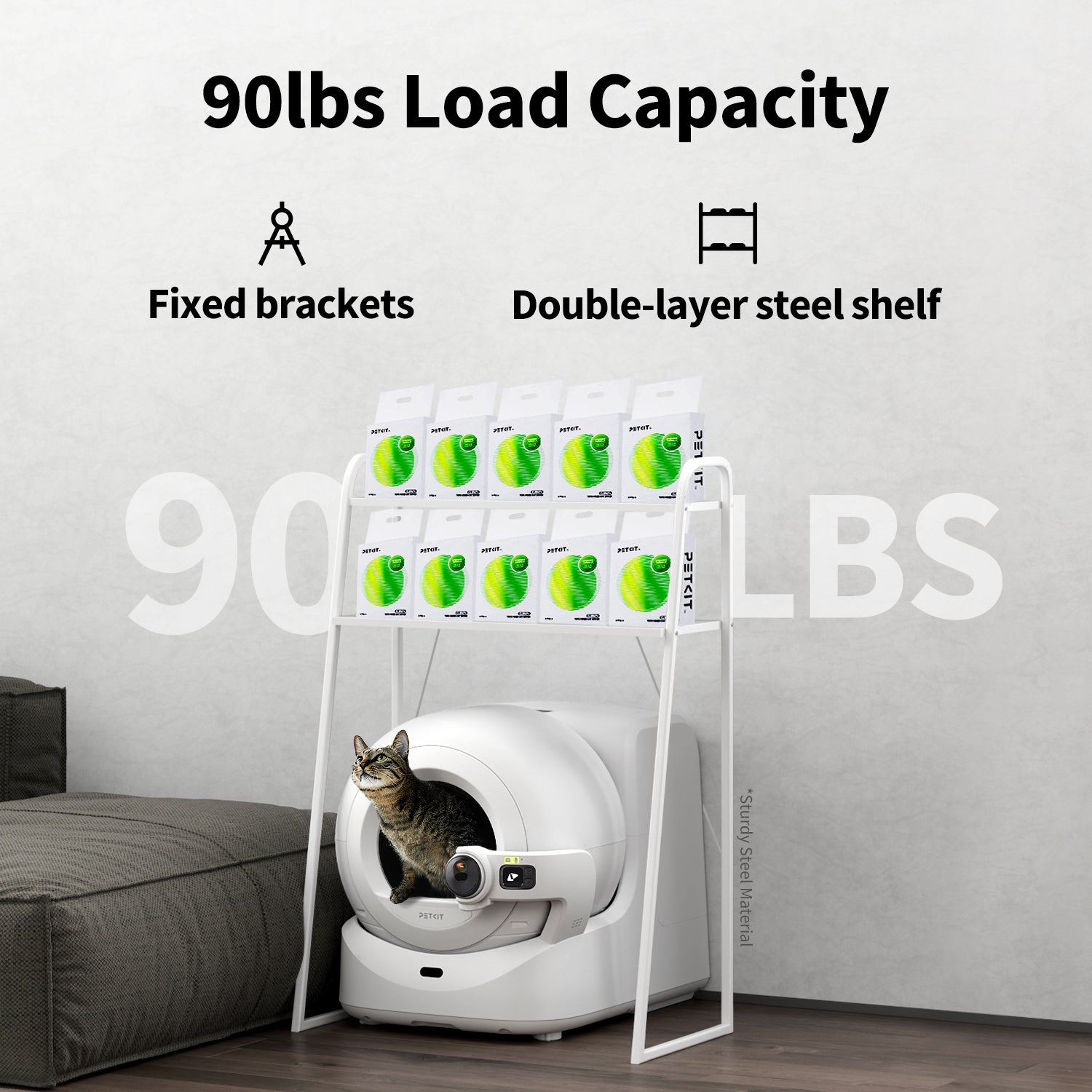 durable Storage Shelf for purobot ultra