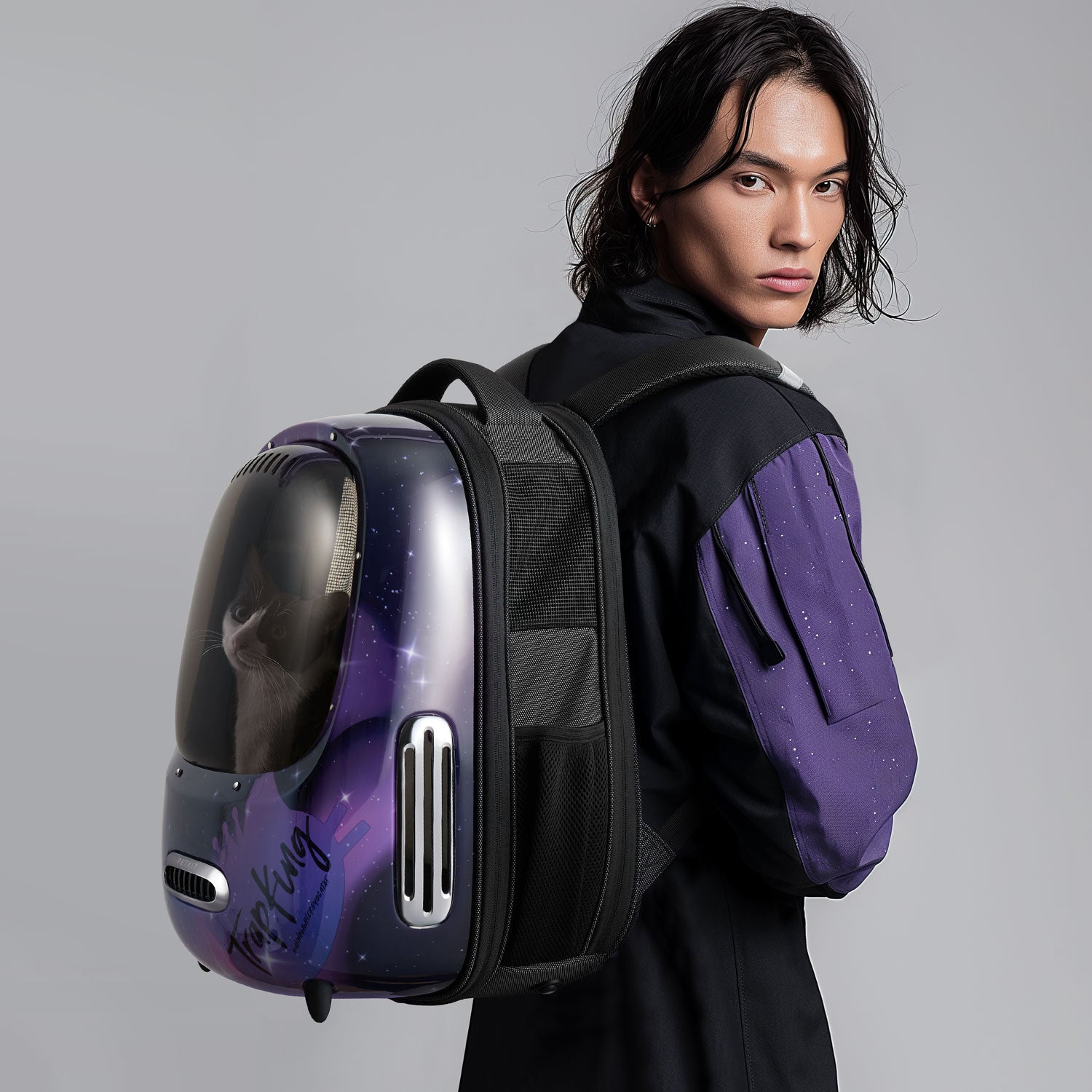 Primegoodss Breezy 2 Cat Carrier - Sterling TrapKing Davis