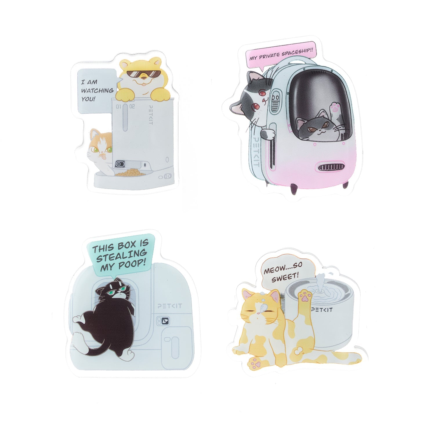 Primegoodss Paws & Claws Magnet Collection