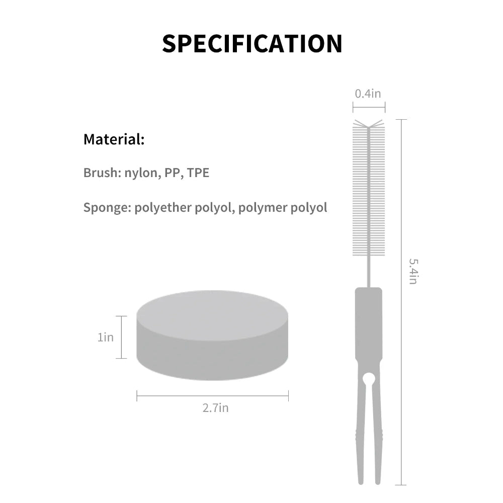 3-in-1 Cleaning set dimension