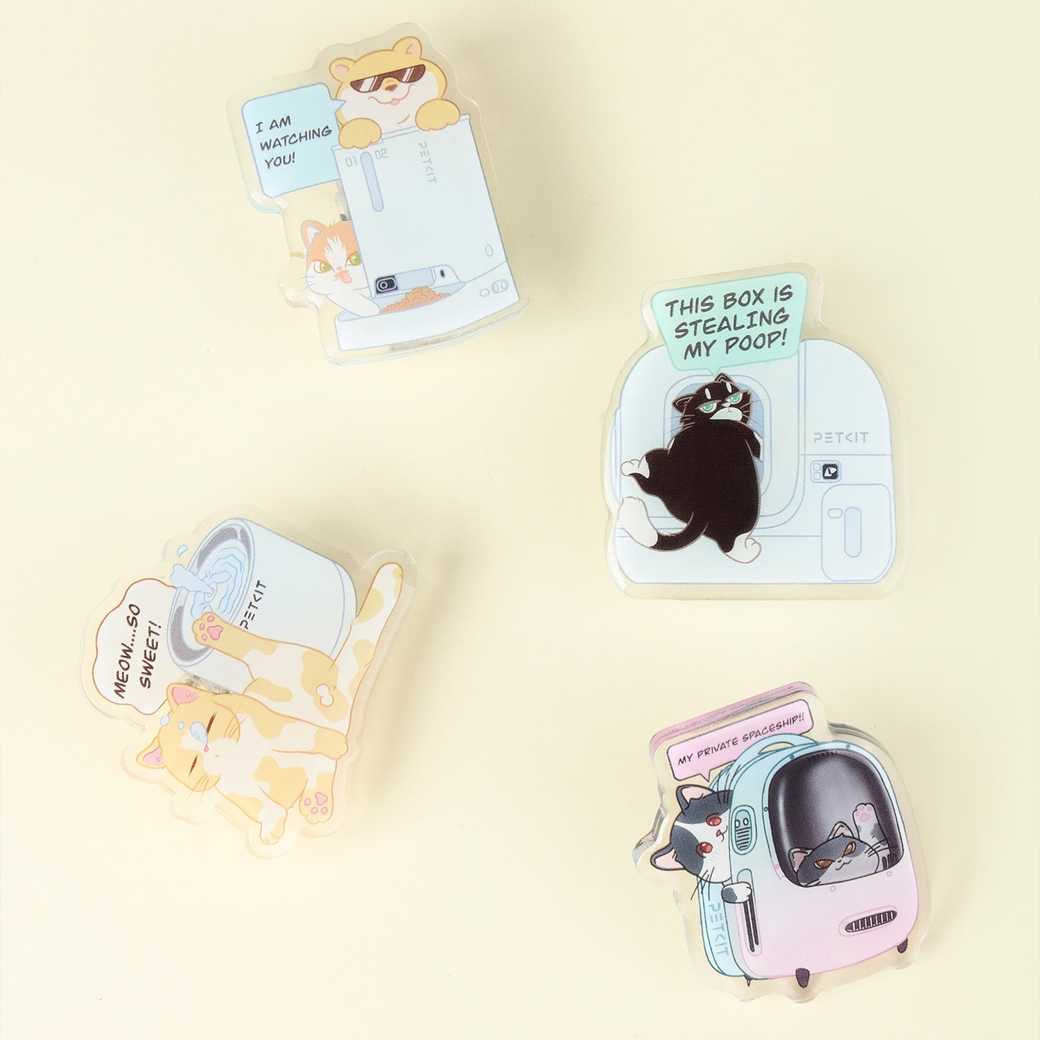 Primegoodss Paws & Claws Magnet Collection