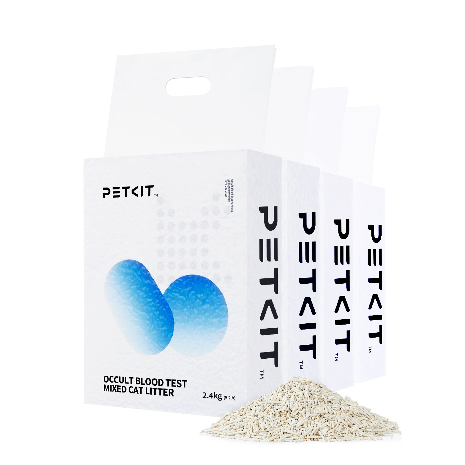 Occult Blood Test Mixed Cat Litter - 4 Bags Primegoodss
